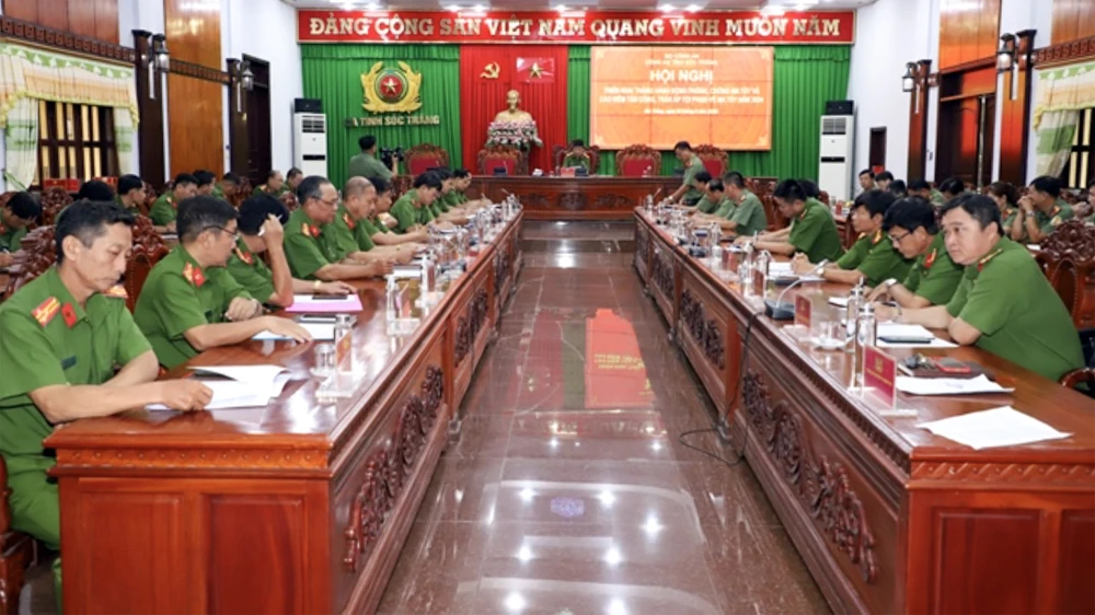 Công an tỉnh Sóc Trăng triển khai tháng cao điểm trấn áp tội phạm ma túy