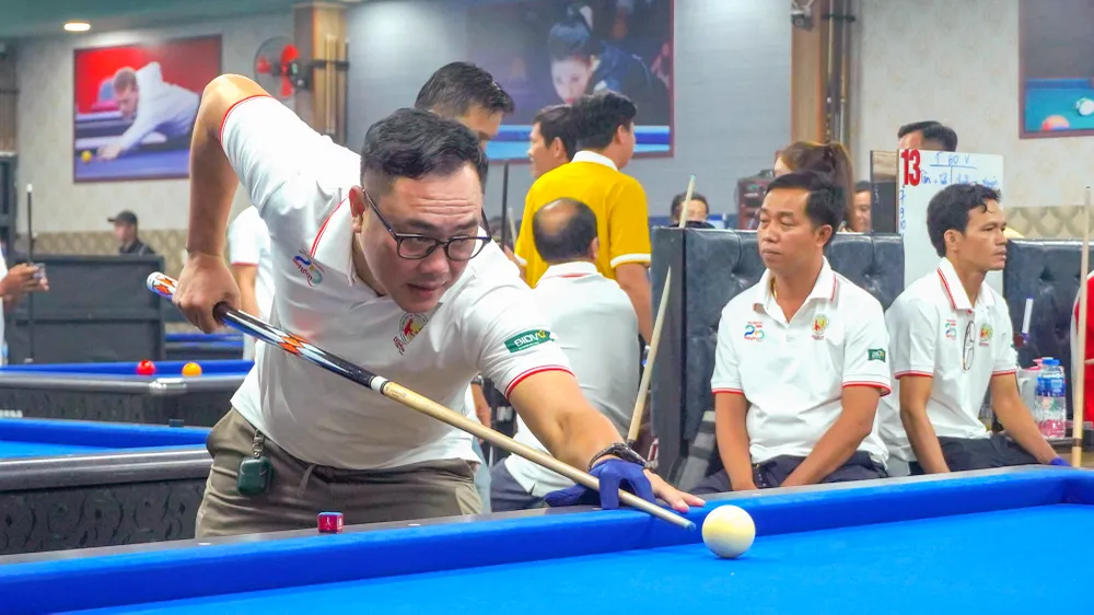 Sôi nổi giải bida báo chí ĐBSCL lần thứ 16