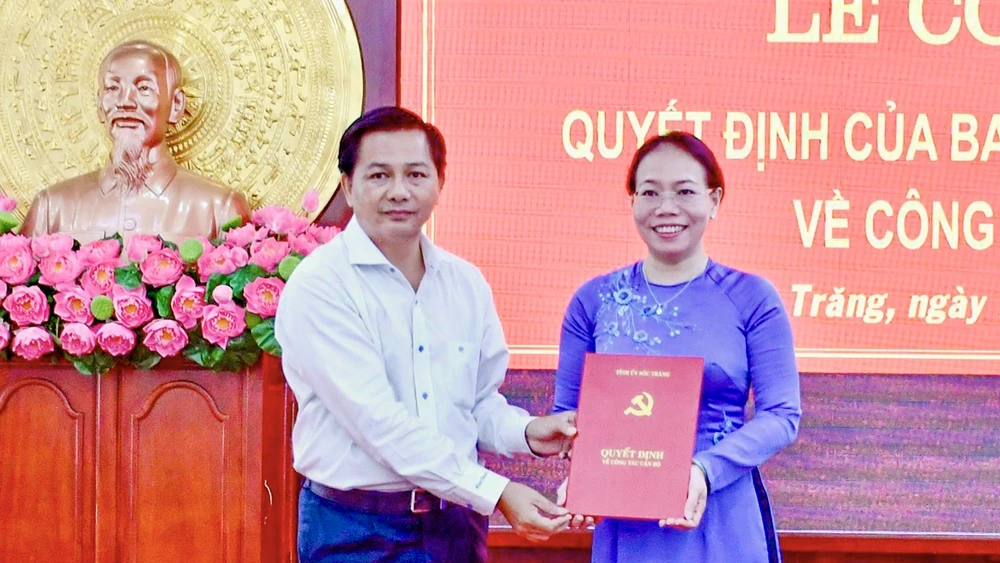 Bà Huỳnh Thị Diễm Ngọc, Phó chủ tịch UBND tỉnh Sóc Trăng được điều động giữ chức Bí thư Thị ủy thị xã Ngã Năm. Ảnh: DIỄM HẰNG Điều động Phó chủ tịch tỉnh Sóc Trăng làm Bí thư thị xã