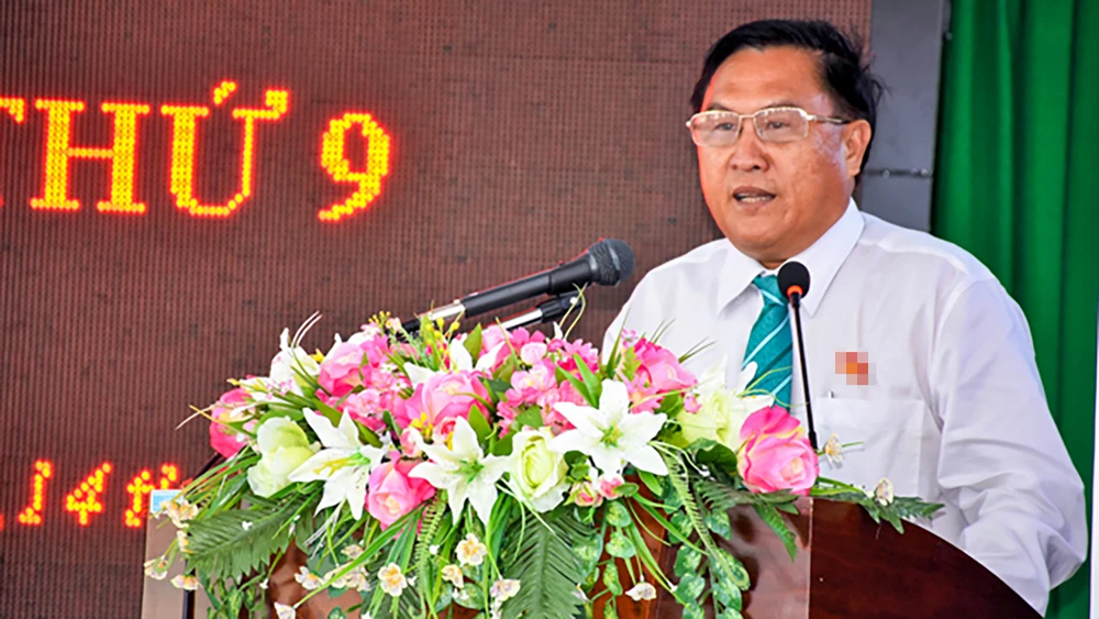 Cơ quan CSĐT Công an tỉnh Sóc Trăng đã khởi tố bị can Võ Văn Nhàn (66 tuổi), cựu Chủ tịch UBND TP Sóc Trăng. Ảnh: baosoctrang.org.vn Cựu Chủ tịch UBND TP Sóc Trăng, tỉnh Sóc Trăng