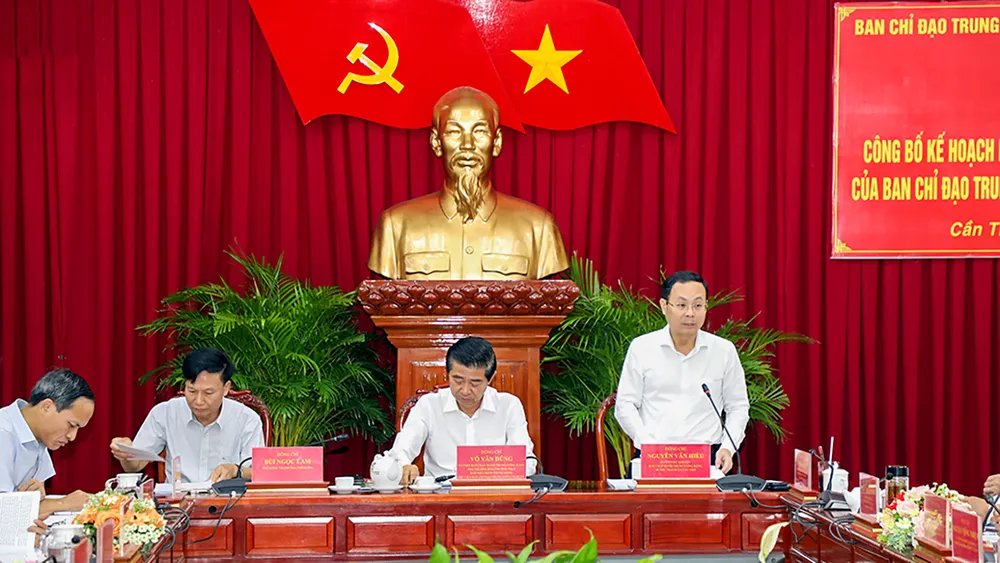 Ông Nguyễn Văn Hiếu, Bí thư Thành ủy TP Cần Thơ phát biểu tại hội nghị. Ảnh: Ban Nội chính Trung ương. ban-noi-chinh-trung-uong-lam-viec-tp-can-tho-4.jpg