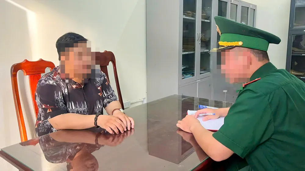 Sau khi tiếp nhận tin báo, Biên phòng tỉnh Kiên Giang đã liên lạc với lực lượng chức năng Campuchia giải cứu thành công một phụ nữ bị lừa bán sang Campuchia. Ảnh: BĐBP Biên phòng tỉnh Kiên Giang giải cứu 1 người bị lừa bán sang Campuchia