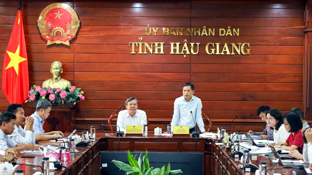 Thanh tra Bộ Ngoại giao công bố Quyết định thanh tra tại tỉnh Hậu Giang