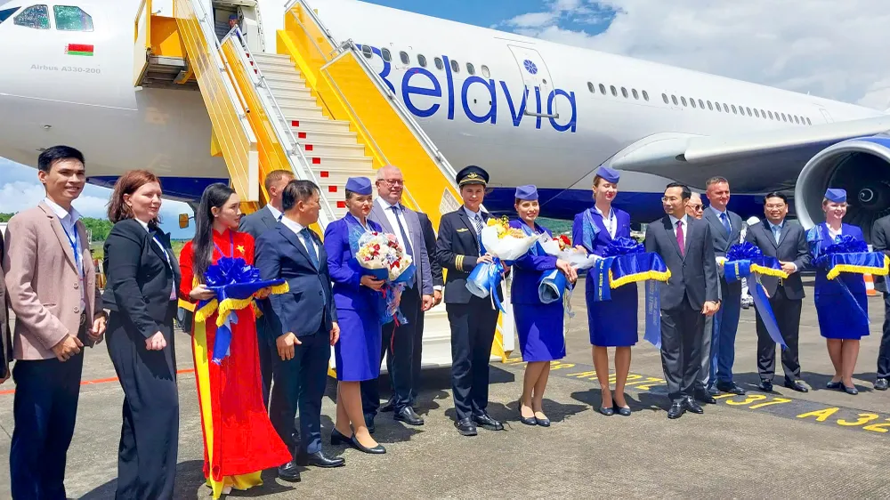 Chuyến bay thẳng đầu tiên kết nối thủ đô Minsk (Belarus) với đặc khu Phú Quốc (tỉnh An Giang)