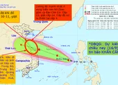 Ngày 18-9, bão số 5 giật cấp 13 vào Quảng Bình - Quảng Nam ảnh 3 Bão số 5 di chuyển nhanh, hướng vào Quảng Bình - Đà Nẵng