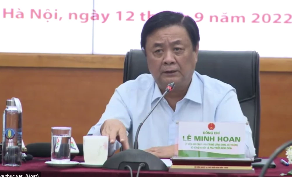 Bộ trưởng Lê Minh Hoan chủ trì hội nghị. Ảnh: AH