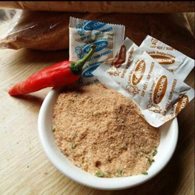 Gói súp rời được bày bán tràn lan trên mạng xã hội. Ảnh: MXH