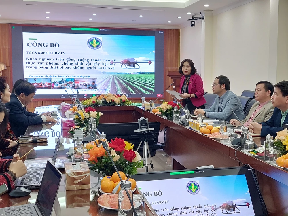 Quang cảnh buổi họp báo. Ảnh: AH