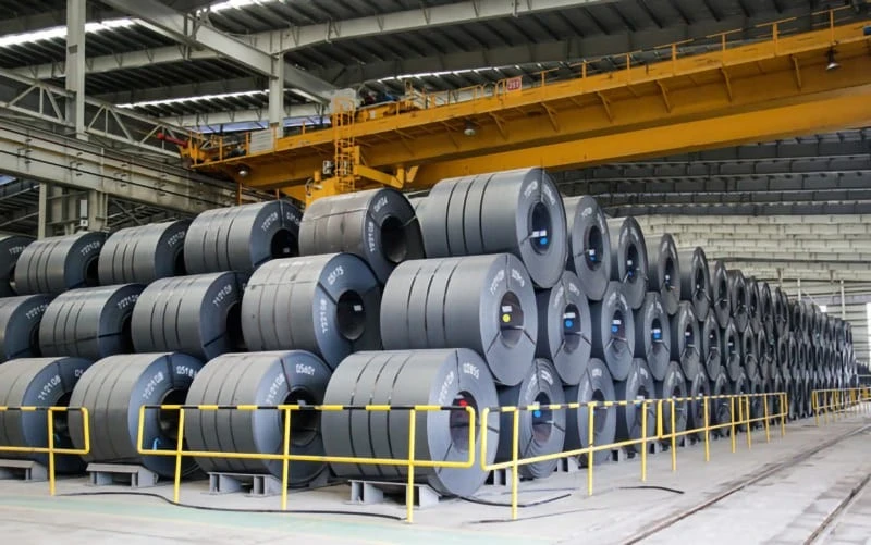 Hoà Phát là một trong hai doanh nghiệp trong nước sản xuất được thép cuộn cán nóng. Ảnh: HPG điều tra thép cán nóng.jpg