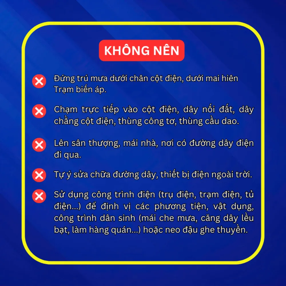 Bão số 3 sắp đổ bộ, ngành điện khuyến cáo người dân không làm 5 việc sau