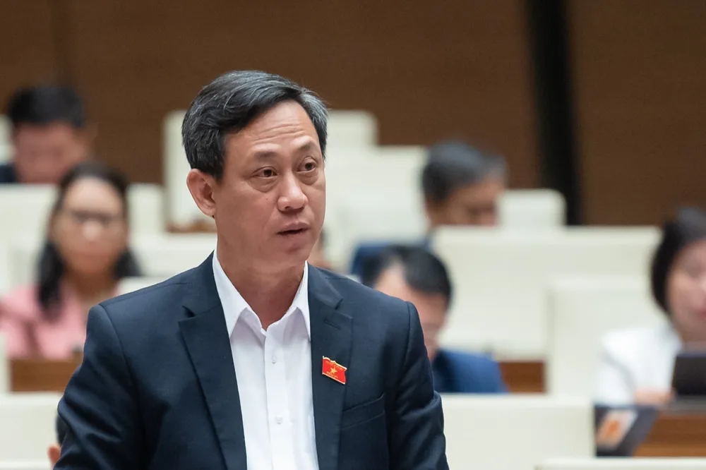 ĐBQH Mai Văn Hải (đoàn Thanh Hoá). Ảnh: QH 231120231248-anh-nen.jpeg