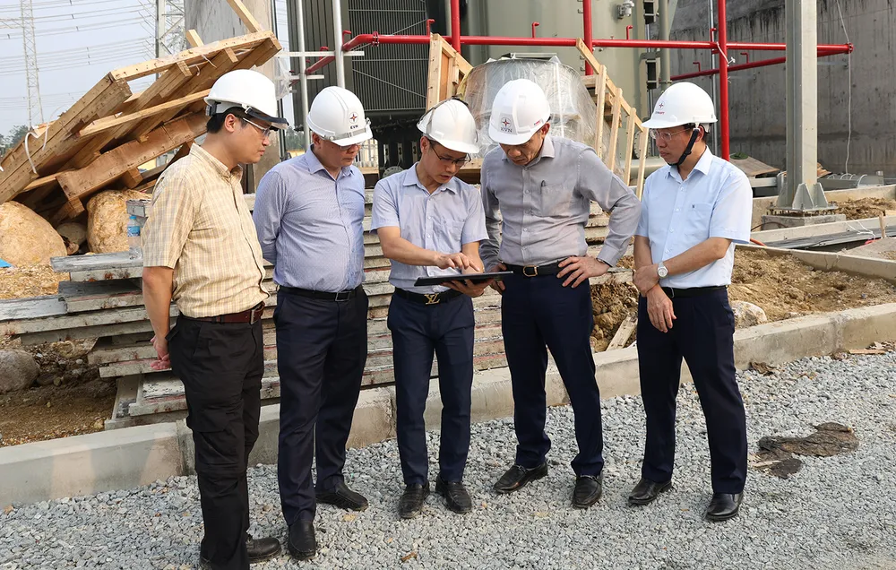 Đẩy nhanh tiến độ Trạm biến áp 500kV Vĩnh Yên và đấu nối, sẵn sàng cho lễ gắn biển tháng 7-2025.jpg