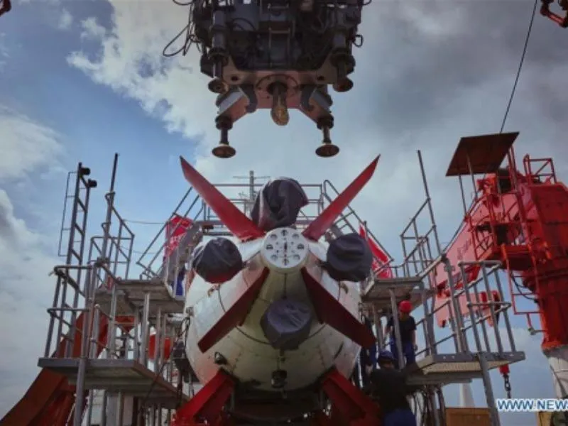 Tàu lặn Giao Long có mặt tại TP Tam Á, tỉnh Hải Nam