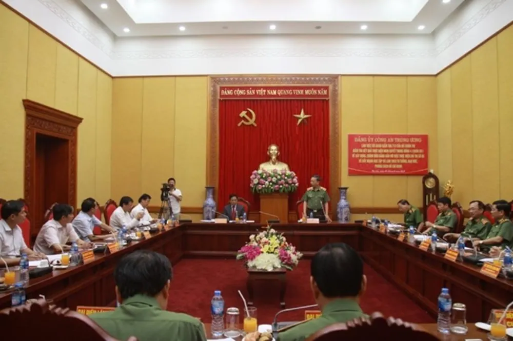 Bộ Chính trị kiểm tra Đảng ủy Công an Trung ương ảnh 1