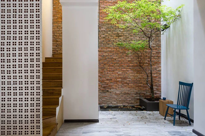 Nhà ống đẹp nhờ góc giếng trời ảnh 5 Nhà ống Sài Gòn đẹp nhờ góc giếng trời - ảnh 5