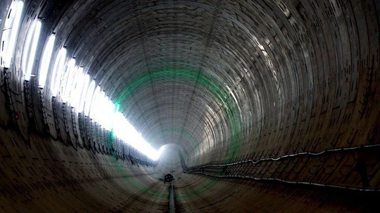 Cận cảnh bên trong đường hầm tuyến Metro đầu tiên của TPHCM - Ảnh 10.