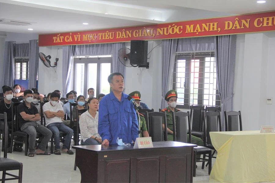 Bị cáo tại tòa. Ảnh: T.AN