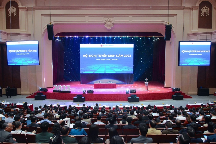 Bộ GD&amp;ĐT tổ chức Hội nghị Tuyển sinh 2023. Ảnh: T.AN