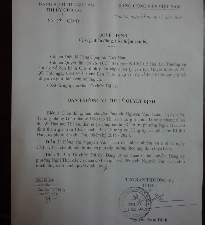 Chưa xử lý xong vụ trưởng phòng giáo dục từ chối ghế bí thư phường ảnh 3