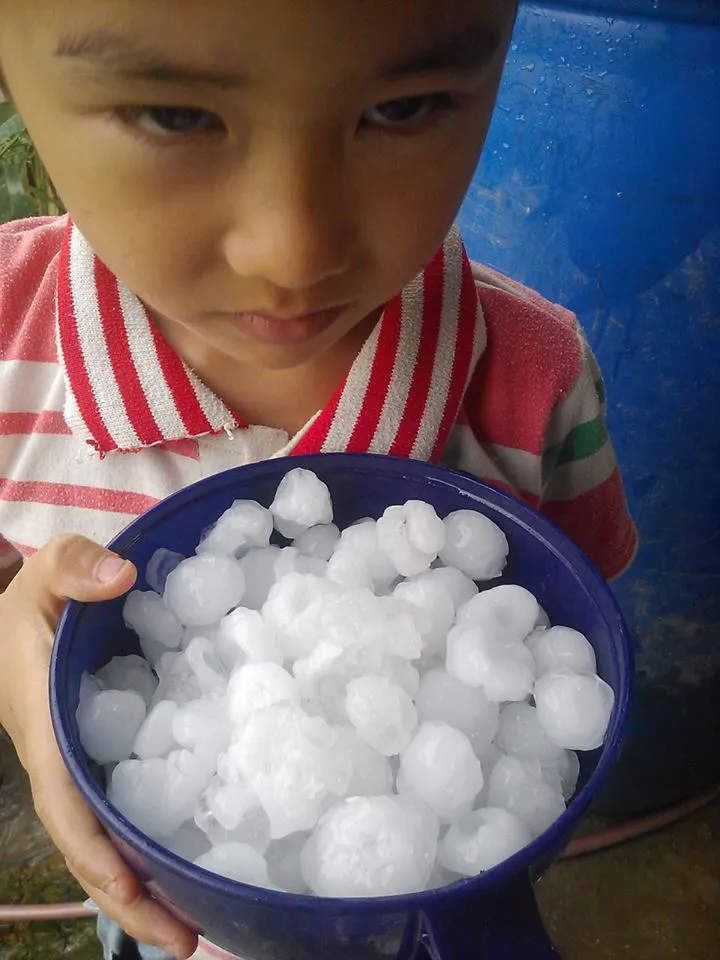 Mưa đá, lốc xoáy làm nhiều nhà tốc mái, 5 người bị thương ảnh 2 Mưa đá, lốc xoáy làm nhiều nhà tốc mái, 5 người bị thương ảnh 2