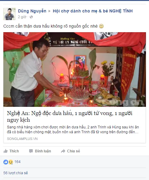 Người đàn ông chết bất thường không phải do ngộ độc dưa hấu ảnh 2