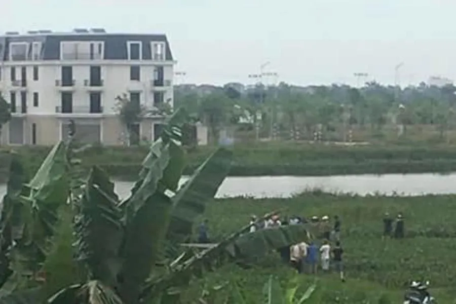 Khu vực phát hiện thi thể hai mẹ con.