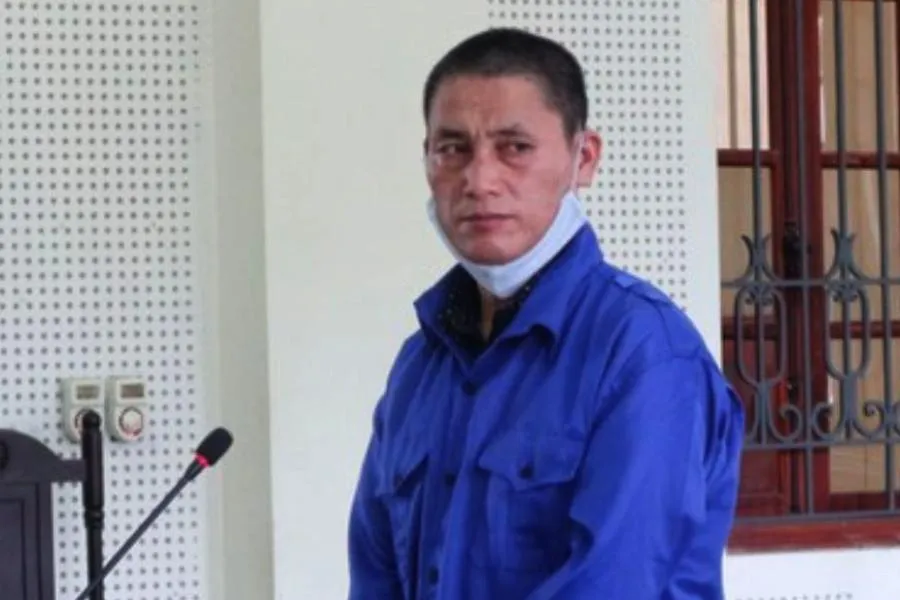 Bị cáo Thò Chá Nhìn tại phiên tòa sơ thẩm. Bị cáo Thò Chá Nhìn tại phiên tòa sơ thẩm.