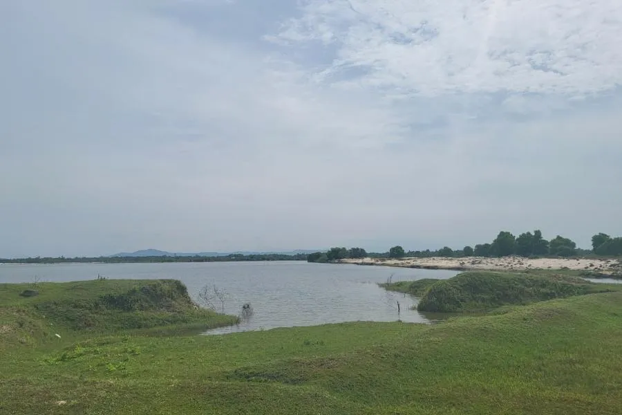 Mỏ sắt Thạch Khê đang tạm dừng khai thác hơn 10 năm nay. Ảnh: Đ.LAM