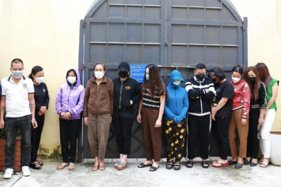 Nhóm "đệ tử" của Dung cũng đã bị bắt giữ. Ảnh: CA. Nhóm "đệ tử" của Dung cũng đã bị bắt giữ. Ảnh: CA.