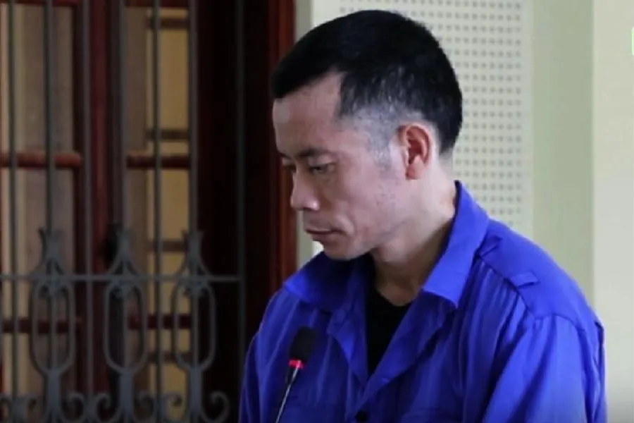 Bị cáo Tô Văn Trì tại phiên tòa sơ thẩm. Bị cáo Tô Văn Trì tại phiên tòa sơ thẩm.