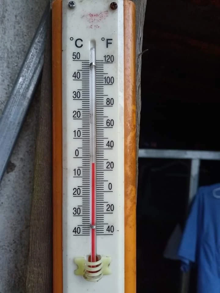 Nhiệt độ ở Na Ngoi âm 3 độ C. Ảnh: BP.