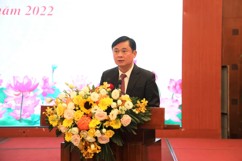 Ông Thái Thanh Quý- Bí Thư Tỉnh ủy Nghệ An phát biểu.