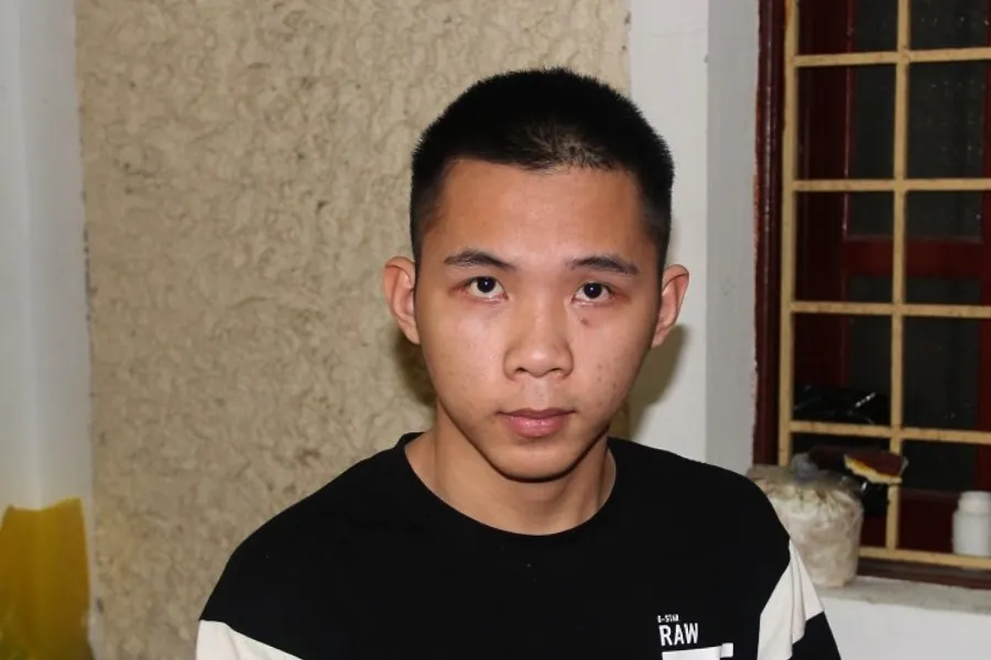 Bị can Nguyễn Văn Tuấn Hùng. Ảnh: CA