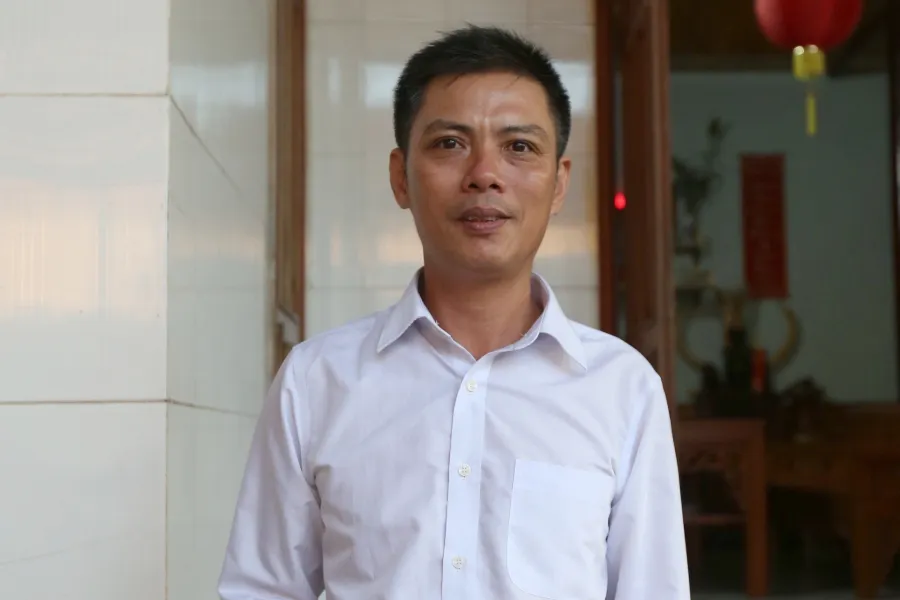 Ông Ảnh nói ước mơ sau khi tốt nghiệp THPT là vào đại học ngành công tác xã hội.