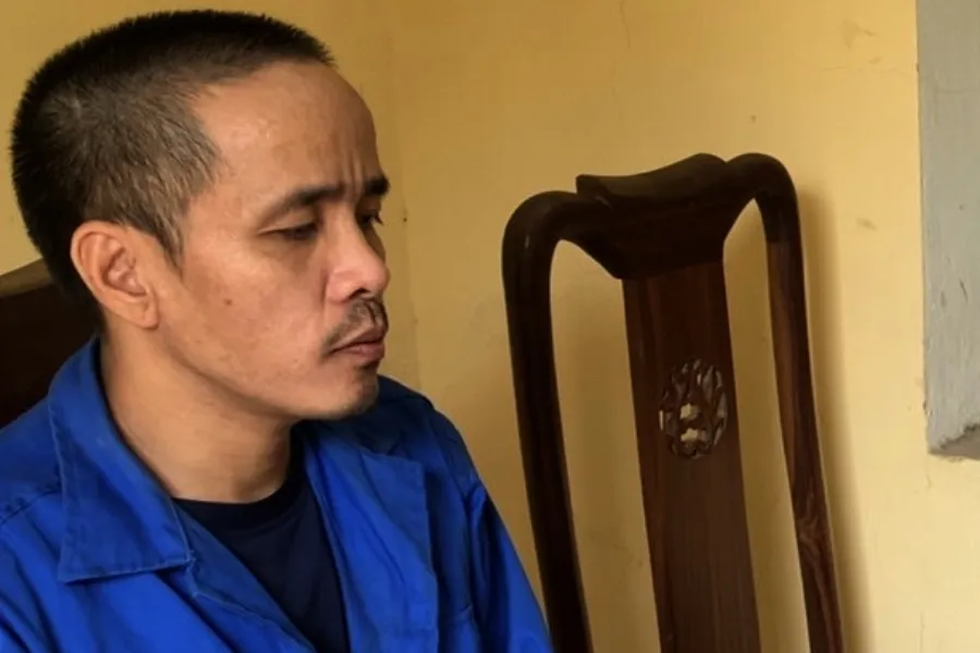 Hồ Đình Tùng bị khởi tố. Ảnh: CA. di-lua-dao.jpg