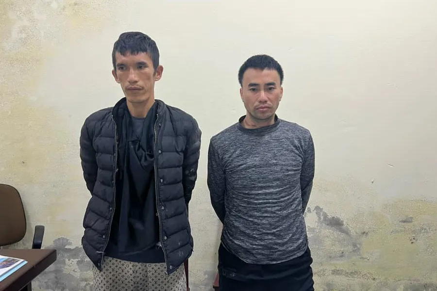 Hai phạm nhân Hoàng và Thành bị bắt sau ba ngày trốn khỏi trại giam. hai-pham-nhan-bi-bat.jpg