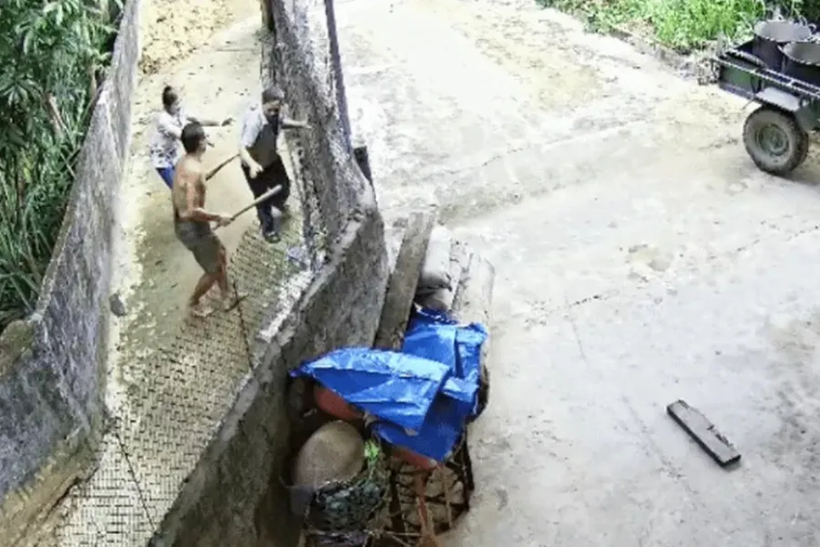 Khu vực xảy ra vụ án mạng. dieu-tra-vu-an-mang.jpg