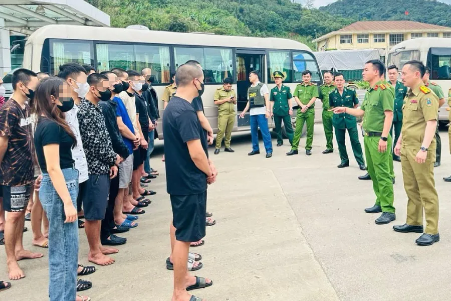 Các nạn nhân được giải cứu. giai-cuu-36-nan-nhan-lua-dao-tren-mang.jpg