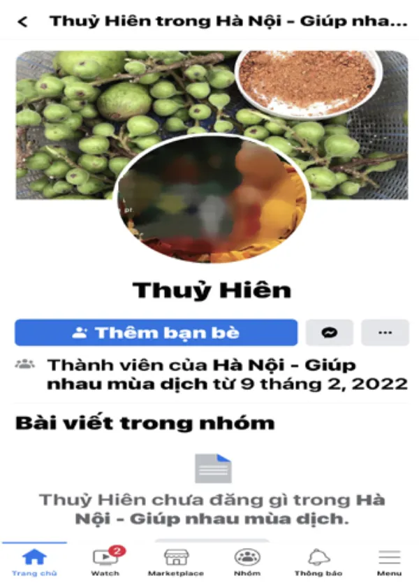 Facebook của Hiền từng tạo để thực hiện hành vi lừa đảo. troi-trai-giam.jpg