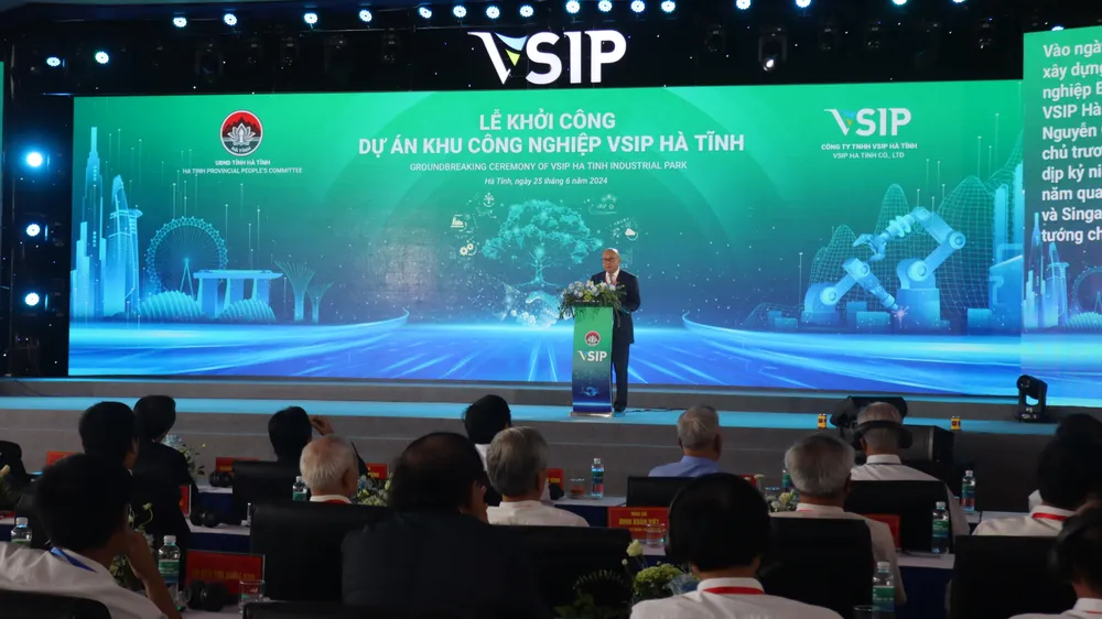 Lễ khởi công Dự án Khu công nghiệp Vsip Hà Tĩnh. le-khoi-cong-vsip-ha-tinh.JPG
