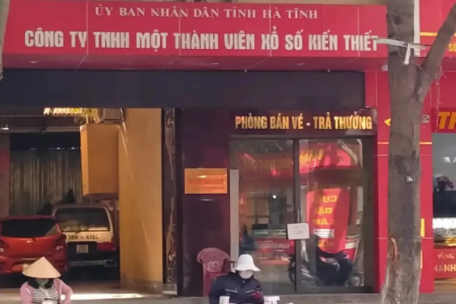 Trụ sở Công ty TNHH Một thành viên Xổ số kiến thiết Hà Tĩnh. Khách trúng thưởng nhiều, công ty Xổ số kiến thiết Hà Tĩnh bị giám sát đặc biệt