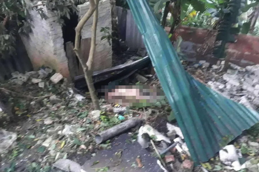 Nổ lớn ở vườn nhà dân, 2 người tử vong