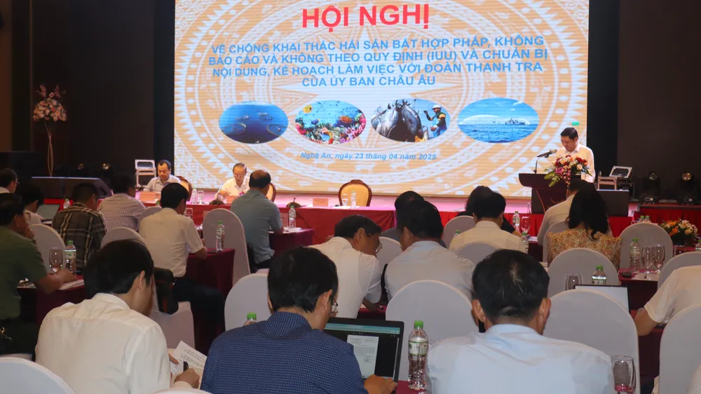 Quang cảnh hội nghị. chống khai thác iuu