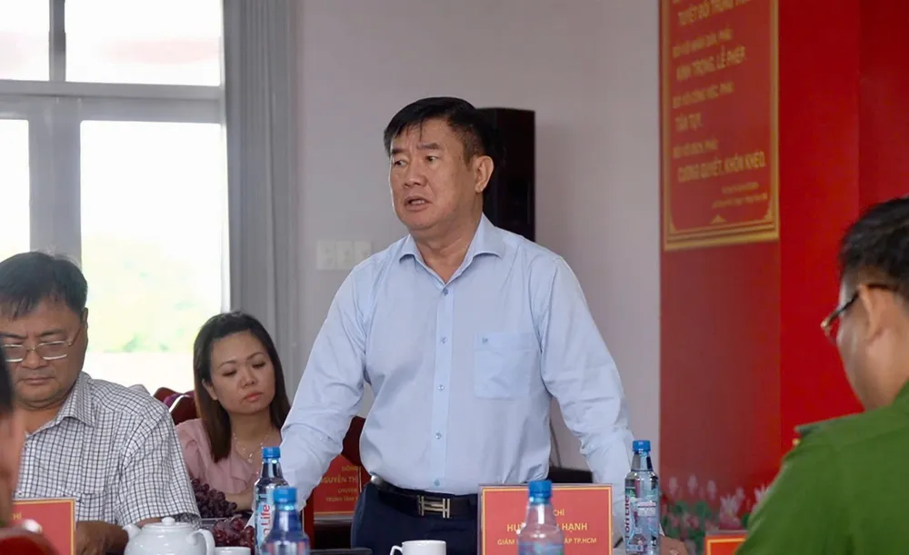 Ông Huỳnh Văn Hạnh - Giám đốc Sở Tư pháp TP.HCM, Chủ tịch Hội đồng phối hợp liên ngành về trợ giúp pháp lý trong hoạt động tố tụng tại TP.HCM. Ảnh: TRẦN LINH. tro-giup-phap-ly-hanh.jpg