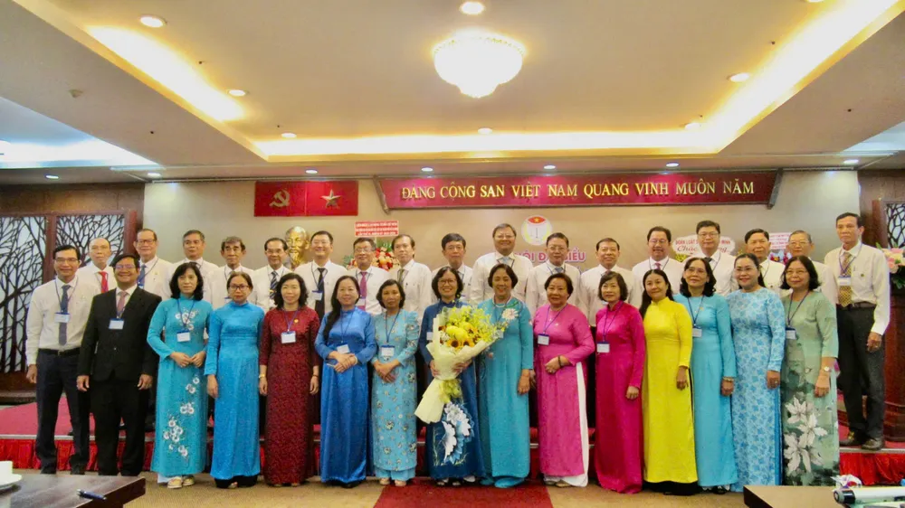 Ban chấp hành nhiệm kỳ IX (2024 - 2029). Ảnh: YC hoi-luat-gia-tphcm-ban-chap-hanh.jpg