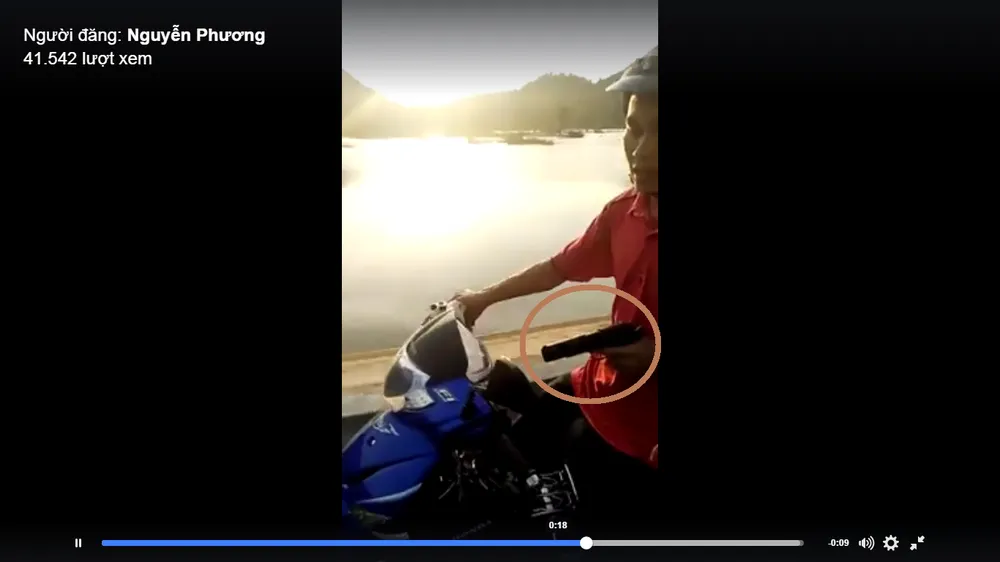 Công an xác minh clip cán bộ rút súng bắn dân ảnh 3 Công an xác minh clip cán bộ rút súng bắn dân ảnh 3