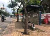 Trạm chờ xe buýt không ai dám ngồi đã được dọn sạch