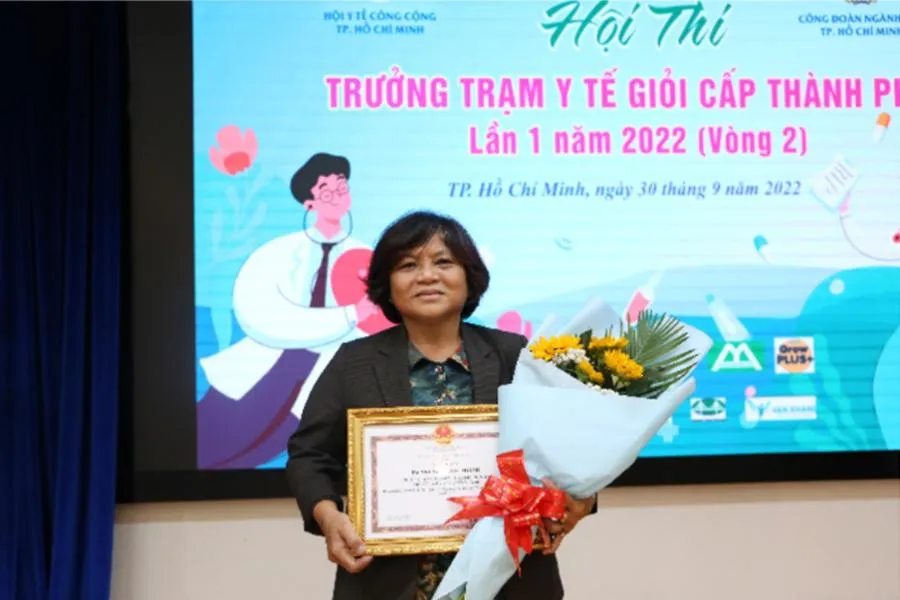 BS Nguyễn Ngọc Thanh, Trưởng Trạm y tế xã Phước Kiển, huyện Nhà Bè.