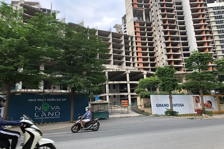 Dự án chung cư Kenton Node đổi tên thành Grand Sentosa. Ảnh: Q.HUY Dự án chung cư Kenton Node đổi tên thành Grand Sentosa. Ảnh: Q.HUY