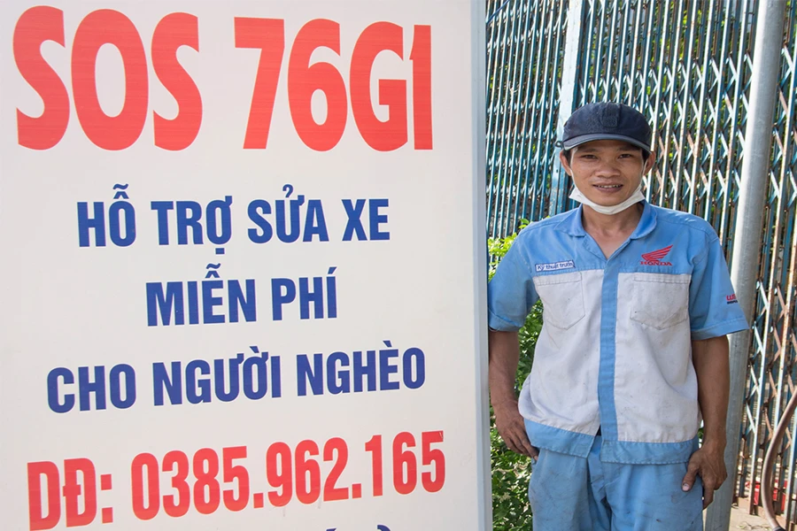 Anh Phước vẫn giữ nguyên cảm xúc của năm 2021, ai gọi là đi sửa ngay. Ảnh: VĂN CHƯƠNG